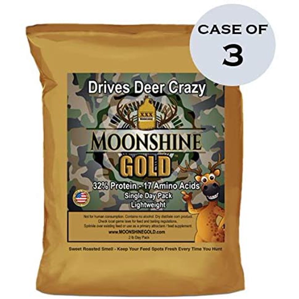 Moonshine Gold Deer Attractant with 32 Protein, Amino Acids and