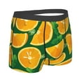thumbnail image 3 of Balery Orange Men's Boxer Briefs, Soft and Breathable Cotton Underwear with nylon Waistband-Small, 3 of 9