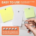 thumbnail image 5 of 12Pack Fridge Magnets for Whiteboard Strong Refrigerator Magnets for Adults Small Push Pin Magnets for Office Classroom Locker Whiteboard Fridge Silver, 5 of 5