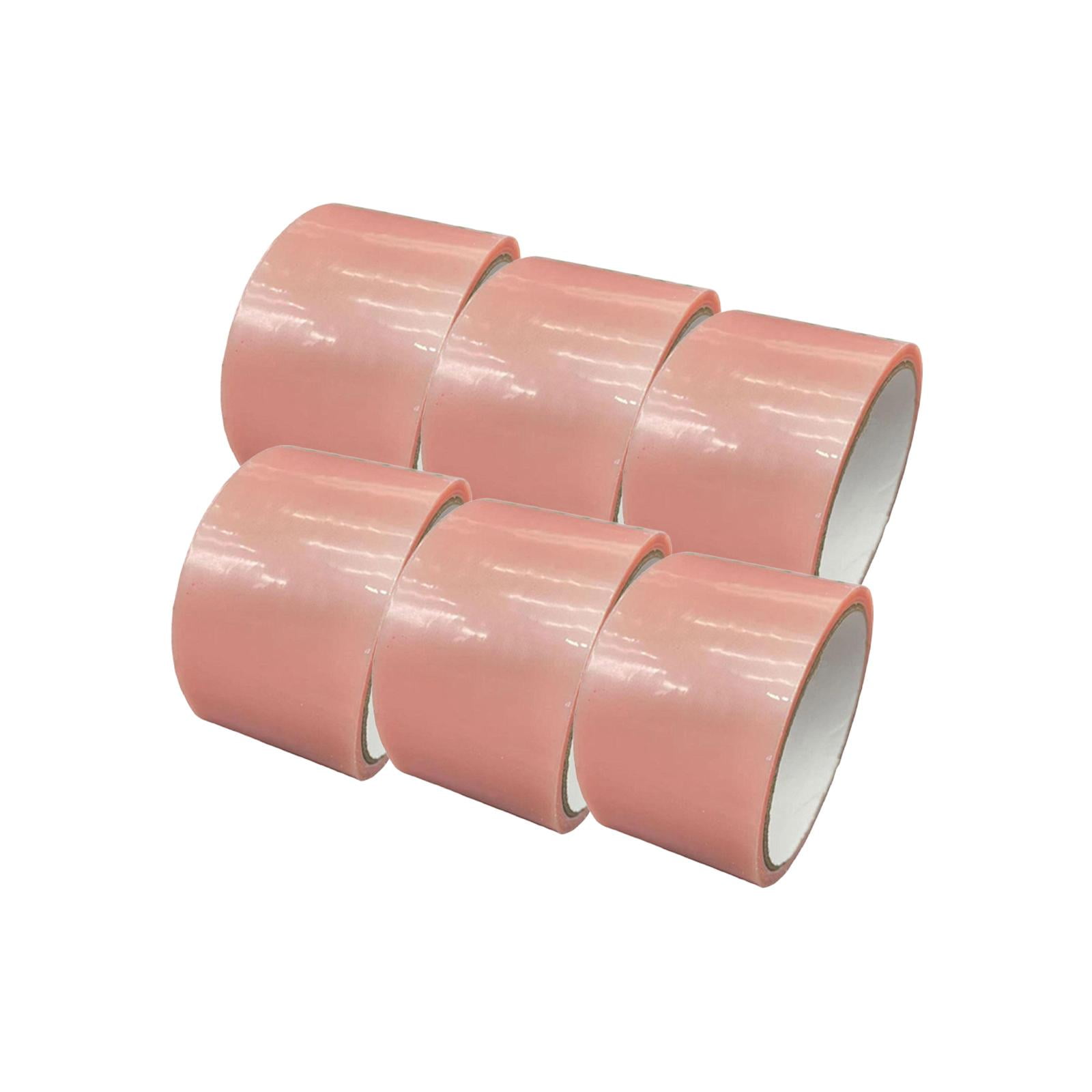 6x Sticky Ball Rolling Tapes 4.8cm Width Colored Ball Tapes DIY Making Ball Toys Educational Toys for Children Accessories Pink