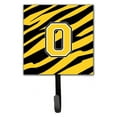 thumbnail image 7 of Letter Q Initial Tiger Stripe - Black Gold  Leash or Key Holder, 7 of 7