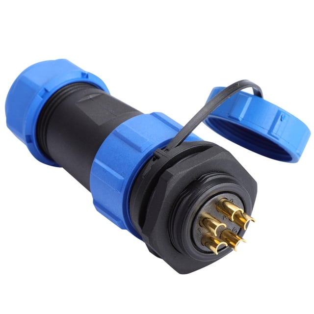 Enchufe de Aviación Nikou a Prueba de Agua Conector Tipo S de 5 Pines IP68