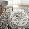 thumbnail image 5 of Home Dynamix Premium Sakarya Traditional Medallion Area Rug, Ivory/Taupe, 5'3"x7'5", 5 of 6