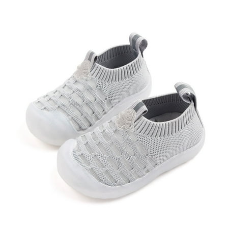 

Cathalem Girls Shoes Size 4 Girls Leisure Shoes Mesh Shoes Breathable Soft Sole Sport Shoes Socks Shoes Light up Shoes Big Kids Shoes Grey 20