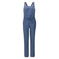 thumbnail image 4 of Kayannuo Pants for Women Jeans Fashion Back to School Women One-Piece Jumpsuits Overalls Denim Jeans Bib Trousers Long Pants Dungarees Blue, 4 of 7
