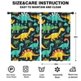 thumbnail image 2 of Blackout Kids Curtains,Cute Dinosaur Pattern Childrens Insulated Curtains Set Of 2,Bedroom Essentials,Toddler Room Decor 52x84in(132x213cm), 2 of 4