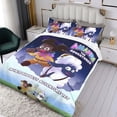 thumbnail image 3 of Amada la Aventura Conjunto de sábanas temático, trío de piezas, cómodo y amigable con la piel, diseño único, regalo de decoración para el hogar para familiares, amigos y fans,173cm *218cm, 3 of 6