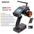 thumbnail image 1 of Radiolink RC6GS V3 Émetteur Radio 2.4G 7 Canaux avec Récepteur R7FG Gyroscope Télémétrie Incluse Télécommande pour Voiture RC Bateau, 1 of 5