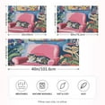 thumbnail image 2 of Yayeee Pillowcase Standard Size Set of 2 Satin Wrinkle Resistant Pillow Case, Art Cat, 2 of 7