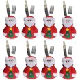 thumbnail image 1 of 8 Cubiertos de Navidad Bolsa de Navidad Cubiertos a cuadros portátiles Bolsas de cubiertos Tenedor Tenedor Bolsa Banban ZefeiWu 8390615438766, 1 of 1