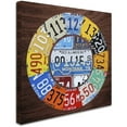 thumbnail image 2 of Trademark Fine Art ''Clock Square'' by Design Turnpike 14" x 14" Canvas Art (ALI1312-C1414GG), 2 of 3