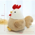 thumbnail image 5 of Peluche de pollo de 8 pulgadas, regalo de Navidad para niñas., 5 of 5