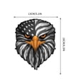 thumbnail image 1 of Dianli Automotive Decals Reflective Eagle Eye American Flag Sticker High Visibility Vinyl Patriotic Car Decal Durable Weatherproof Adhesive for Helmet Bike Laptop Reflective Flag Sticker, 1 of 6