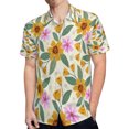 thumbnail image 4 of High Quality Hawaiian Shirts for Men Short Sleeve Aloha Beach Shirt Floral Summer Casual Button Down Shirts Blouses ZL5AJE, 4 of 7
