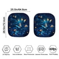 thumbnail image 3 of Yuyamidu Blue Butterfly Car Sunshade for SUV Truck Van Blue Flower Windshield Shades for Car SUV Truck Accessories 2 Pack Car Window Shade Foldable UV Ray Sun Visor, 3 of 5