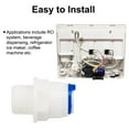 thumbnail image 7 of Uxcell 3/8 Inch BSP Male to 3/8 Inch OD Straight Quick Water Purifier Fitting 5 Pack, 7 of 7