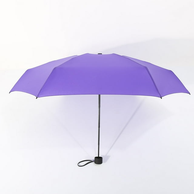 SSZMDLB Mini Pocket Folding Umbrella, Compact Travel Umbrella, Mini Pocket Umbrella, Windproof and Sun Protection Umbrella, Folding Umbrella for Men and Women, Lightweight and Portable