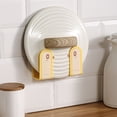 thumbnail image 1 of Wall Mounted Pot Lid Holder Plastic Kitchen Storage Rack for Pot Lids and Cutting Boards, 1 of 6