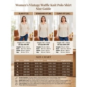Cuteduck Womens Waffle Knit Tops Henley Casual Shirts Long Sleeve V Neck Solid Color Casual Tunic Tops S-XXL