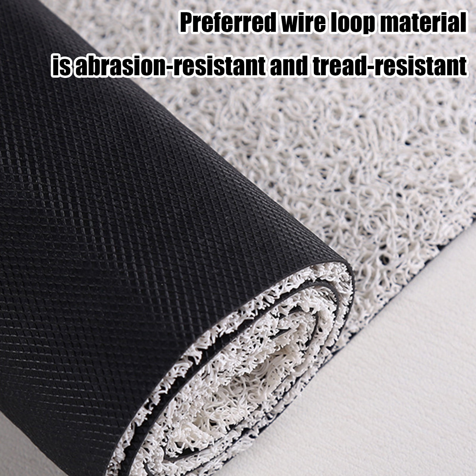 Specollect Clearance 2Pcs Silk Ring Door Mat Indoor Outdoor Doormat, Non-Slip Low-Profile Design Floor Mat, DirtProof and Dust Front Door Welcome Mat for Entryway,Patio,Garage