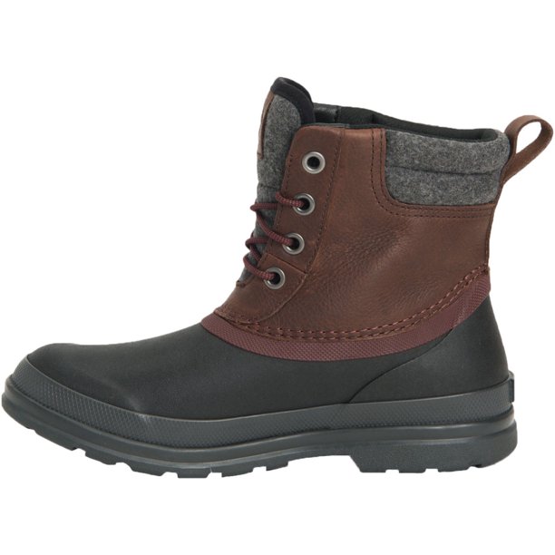 Muck Originals Duck Lace Boot Brown Black Unisex Rain & Snow Boots Size M9 W10 Muck Boots Women main image 2