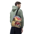 thumbnail image 3 of Be My Valentine's French Bulldog Truck Full of Love Flower Balloon All Over Print 3D Canvas Tote Bag Dog Lover Gifts Reusable Handbag - 02029, 3 of 5