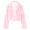 thumbnail image 6 of WXLWZYWL Winter Sales Clearance 2023 Women'S Coat Fluffys Fleece Turn-Down Collar Faux Furs Top Short Loose Coat, 6 of 6