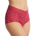 thumbnail image 3 of Hanky Panky Cross Dyed Leopard Retro V-Kini (7J2121),XL,Berry Sangria/Pink, 3 of 5