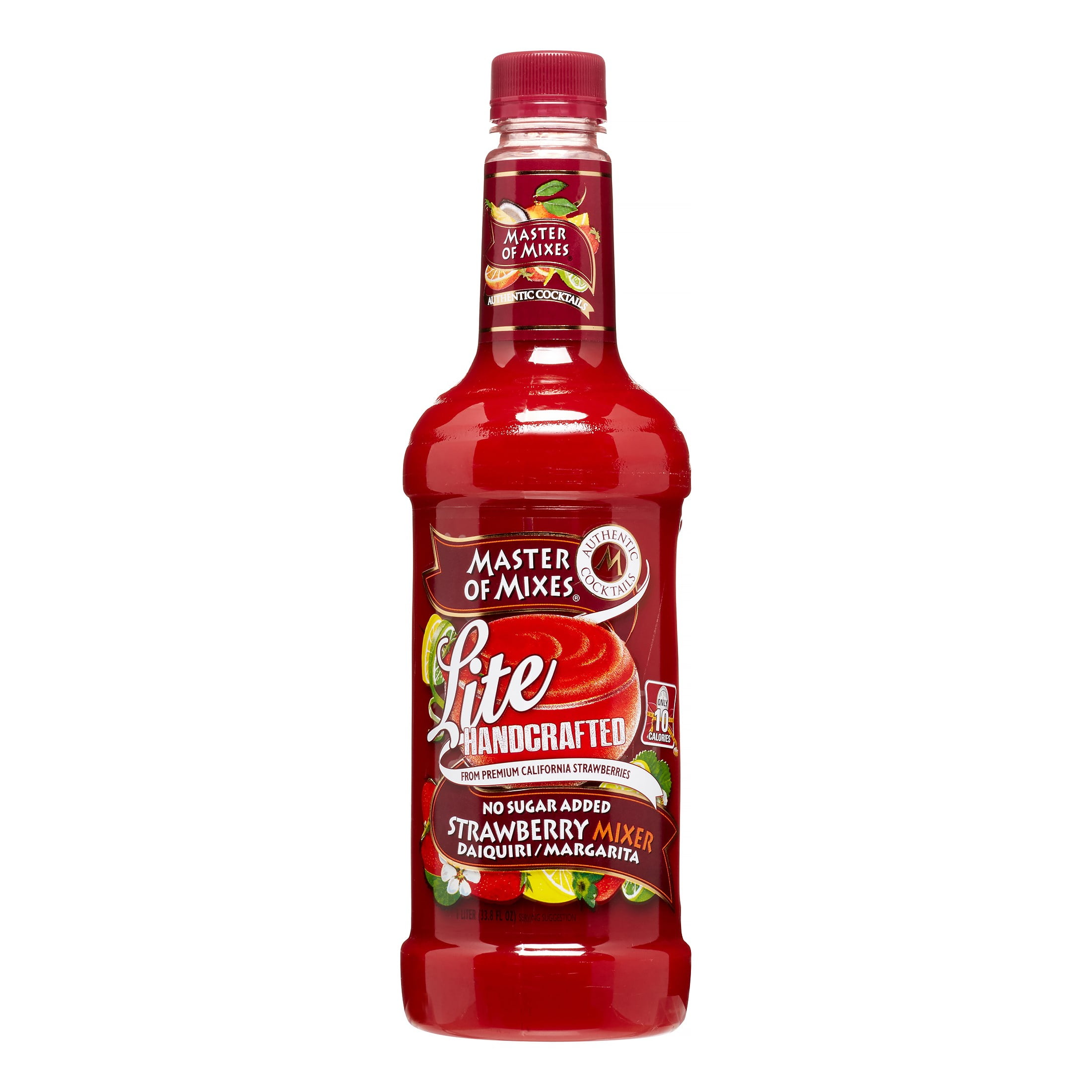 Master of Mixes Strawberry Daiquiri Margarita Mix, Lite, 1 Lt