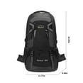 thumbnail image 3 of Kieccall Camping And Hiking Hiking Backpack, 60L Large Rucksack For Men Women, Tear And Water-resistant For Climbing Fishing Travel, 3 of 7