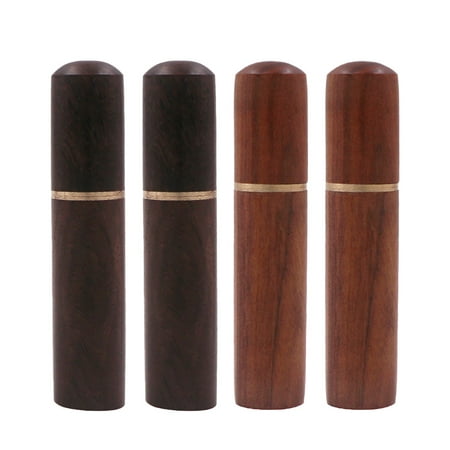 

Ekeka Free Shipping 4pcs Portable Storage Tube For Needles Wooden Toothpick Holder Dispenser Pocket
