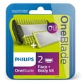 thumbnail image 3 of Philips OneBlade Hybrid Face &amp; Body Kit, 2 Pack, QP620/50, 3 of 5
