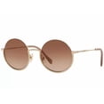 thumbnail image 3 of NWT Miu Miu MU 69US ZVN1Z1 Round Sunglasses Gold Brown Gradient, 3 of 6