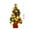 B, variant on KOYPTL Tabletop Christmas Tree Set Artificial-20 in Encrypted Decorated with Warm Light Christmas Ball Star topper with Waterproff Base for Bedroom Living-room Window Display Christmas Decoration