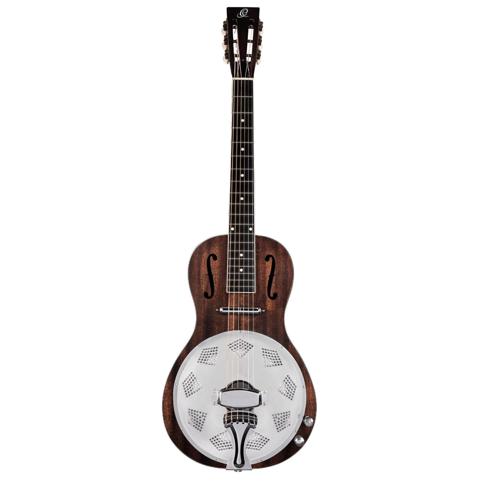 Ortega RRG30E Parlor Acoustic-Electric Resonator Guitar Whiskey Burst