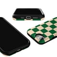 thumbnail image 6 of Casely iPhone 16e Case | Fit Check | Green Checkerboard | Compatible with MagSafe | Bold Protective Design, 6 of 9