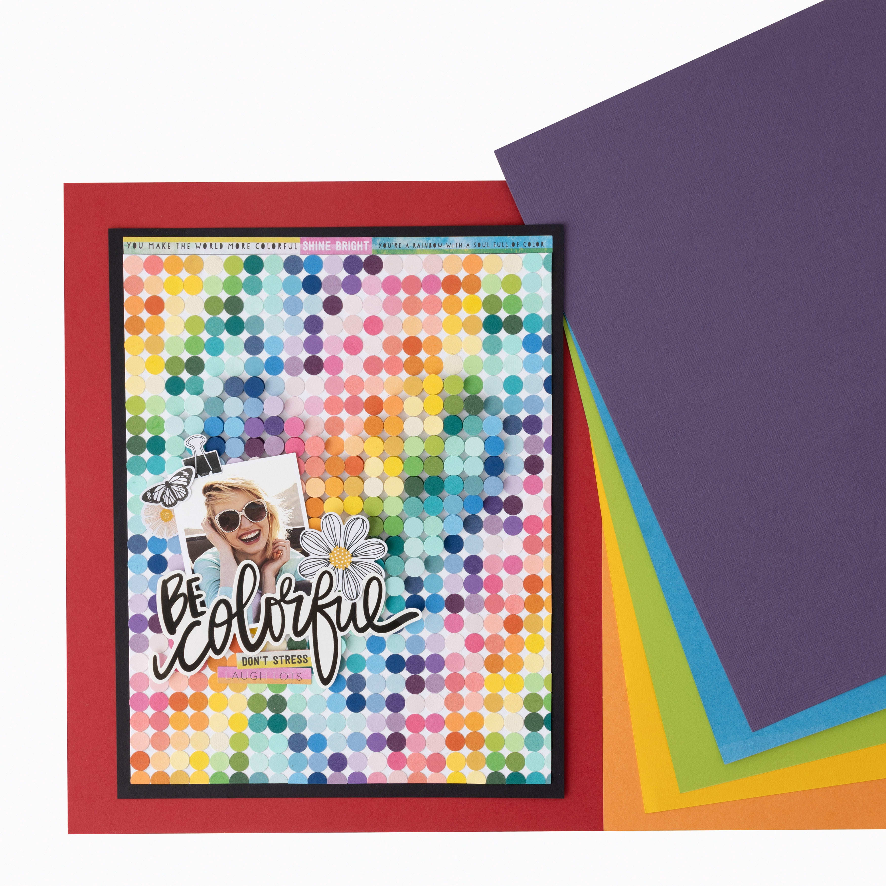 Bazzill Card Shoppe Heavyweight Cardstock 12"X12"-Peppermint