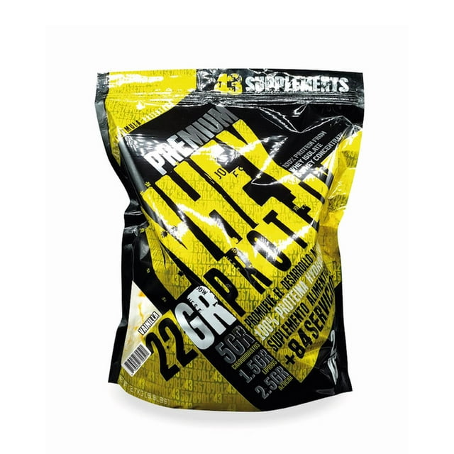 Proteína Whey 2.7 KG 43 Supplements Suero de Leche 84 Serv multicolor Unitalla