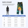 thumbnail image 4 of Logiee Mango In The Rain Print Pajama Pants for Men,Men’s Pajama Bottoms,Mens PJ Pants with Pockets & Button Fly-Large, 4 of 6