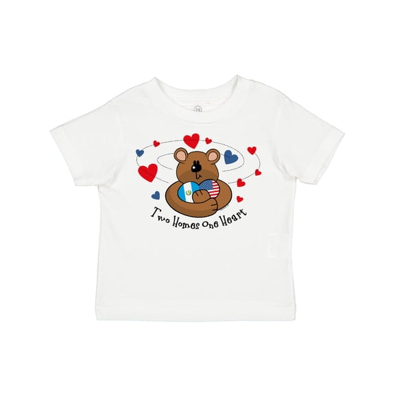 Inktastic 2 Homes 1 Heart Guatemala Boys or Girls Toddler T-Shirt