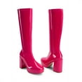 thumbnail image 3 of Dream Pairs Women's Platform Knee High Boots Chunky Block Heel Side Zipper Cute Gogo Boots, 3 of 7