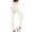 White, variant on MeetoTime High-Waisted Yoga Pants for Women Solid Color Legging Sports Pants Soft Gym Workout Athletic Running Pants