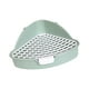 thumbnail image 5 of Caja de arena para mascotas mediana, caja de baño triangular para conejos, hurones, chinchillas Verde, 5 of 9