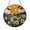 Acrylic 3.5 Inch, variant on Aster Meadow Glass Suncatcher Window Ornament, Delicate Floral Field Design, Calm Home Decor