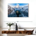 thumbnail image 3 of Elephant Stock Dolomites Alps Wall Art - Horizontal Canvas Wall Art - Living Room Wall Decor - Nature Canvas - Beige And Gray Decor - 36" x 24", 3 of 8