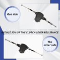 thumbnail image 3 of Universal Motorcycle Pull Wire Clutch Effort Saver Stunt Clutch Cable Easy System for    Black, 3 of 7