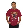 thumbnail image 6 of Las Vegas Jackie Young #0 Cartoon Women Basketball Unisex Cotton Tee, 6 of 7