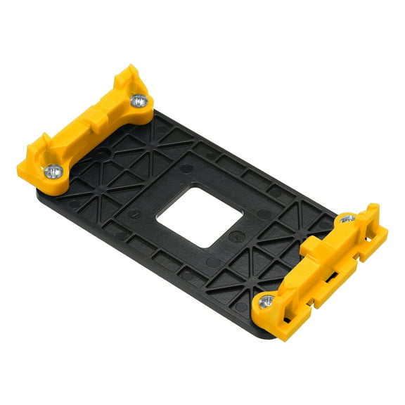 Uxcell AM3 CPU Cooling Bracket Heatsink Bracket Cooling Mounting Sheet Plate Yellow Black with 4 Screws