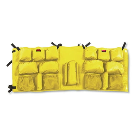 Slim Jim 10.25 in. x 19 in. 19-Compartment Caddy Bag - Yellow
