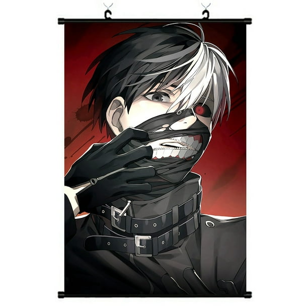 Cyan Oak Tokyo Ghoul Ken Kaneki Anime Manga Home Decor Poster Wall Scroll Art Painting Walmart Com Walmart Com